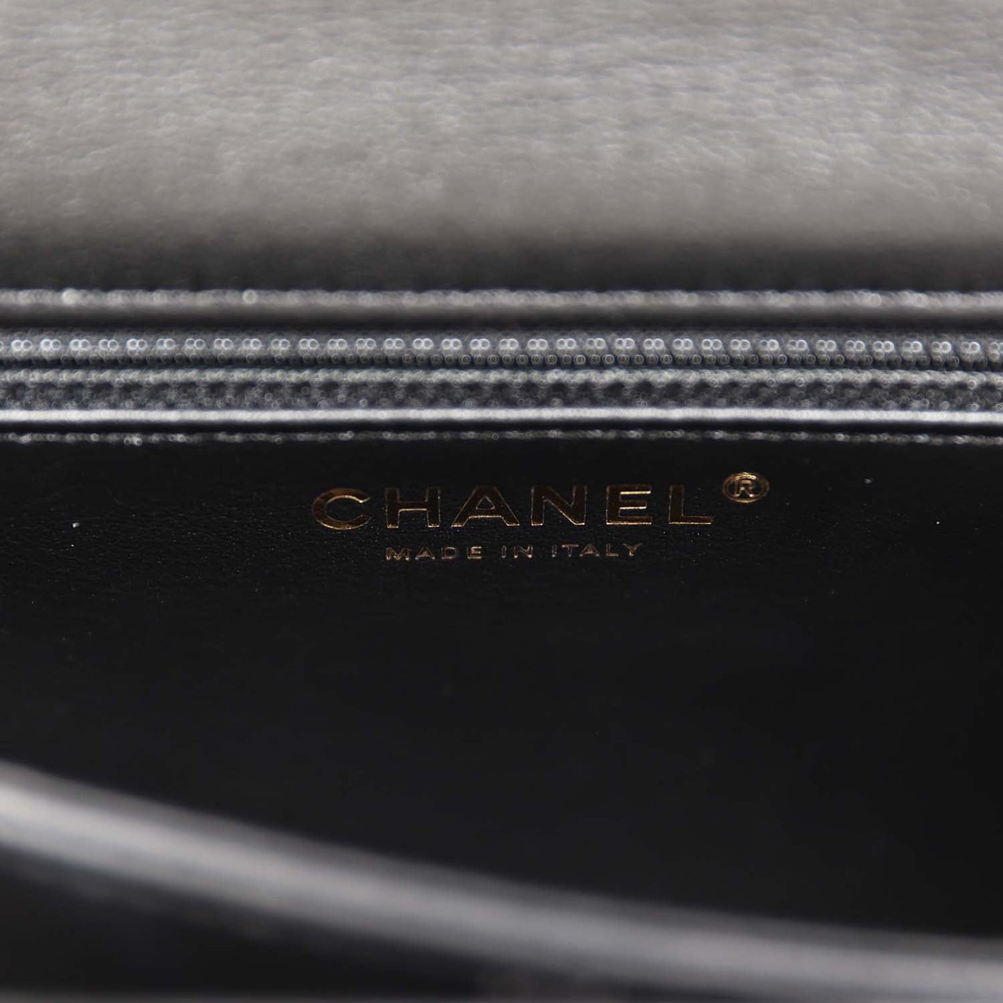 Chanel Accordion Pushlock Top Handle Flap Bag Black Patent Leather Aged Gold Hardware